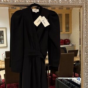 ba&sh Black Long Sleeve Dress